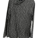 G.H. Bass &Co. G H Bass Women's Black and Gray Asymmetrical Zip Knit Jacket Sz M - L Photo 0