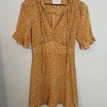 Auguste The Label AUGUSTE- Dean Mimi Mini Dress in Yellow Revolve Floral Summer Classic Cocktail Photo 2