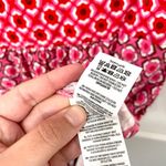 Boden Thea Sleeveless Short Sleeve Dress Sangria Sunset Geo Pome Size 8 Pink Photo 3