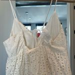 H&M Eyelet white mini dress Photo 1