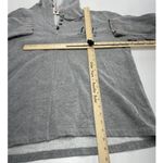 Levi's  Hoodie Womens Medium Large Grey Henley Pullover Knit‎ Sweater Vintage Photo 6
