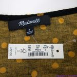 Madewell NEW Corduroy Puff-Sleeve Wrap Top in Oval Dot, S Photo 13