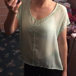 Cotton Express Mint Sheer Top Photo 1