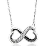 Amazon Silver Infinity Heart Necklace Photo 0