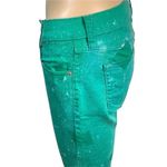 Old Navy Womens Denim Skinny Jeans Bleached Rock Star Ankle Length Green Size 4 Photo 6