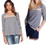 Free People Lacey Pullover Oversized Sweatshirt Photo 1