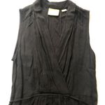 Anthropologie Maeve Libyan Shawl Dress Black Photo 3