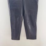 Aritzia Babaton Command Cropped Pant Vegan Leather NWT Black Photo 5