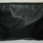 ULTA BEAUTY Makeup Bag Black Python Snake‎ Skin Beauty Travel Clutch New​​​ Photo 2