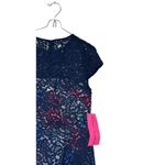 Betsey Johnson Betsey‎ Johnson Women's Dress Lace Multi Transparent Overlay Floral Navy 4 NWT Photo 1