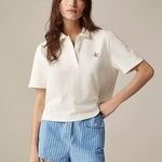 J.Crew  Piqué cropped polo shirt Photo 0