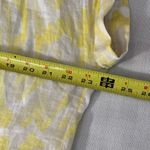 Bella Dahl  Linen Printed Button Down -‎ Layered Spots Print In Yellow Photo 5