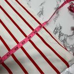 J. McLaughlin  Catalina cloth stripe dress white red sz S Photo 5