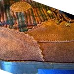 Vintage Tecnica Country Women 8 Brown Lined Lace Up Winter Boots Made in Italy Photo 5