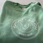 Sporty & Rich Monaco Sage Crewneck Sweatshirt Green Size XS Photo 8