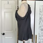 Violet+Claire Y2k rosette ruffle detail satin tank Photo 7