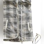 Me Jane Fuzzy Sleeveless Plaid Pocketed Open-Front Sweater Vest | Size m… Photo 6