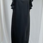 A New Day Black Maxi Dress with Slit Photo 2