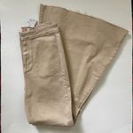 Free People NWT  Khaki Float On Flare Jeans Photo 1