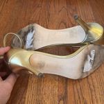Ivanka Trump Gold Ankle Strap Heels Sandals Shoes Size 10 Photo 7