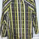 Calvin Klein Blouse Shirt Designer Fashion Women Clothing Multicolor Chic Size M Photo 6