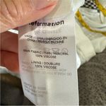 Reformation  checker midi dress NWT Photo 6