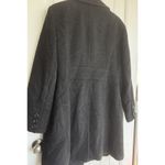 Anne Klein  Coat Women 16 Black Lambswool Cashmere Mid Coat Career Dress WARM Photo 2