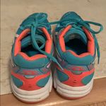 ASICS  gel contend 2 aqua & coral sneakers size 7.5 Photo 3
