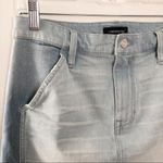 J.Crew Two Tone Denim Mini Skirt Light Wash Size 4 Photo 3