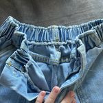 SheIn Scrunch Waist Jean Shorts Photo 1