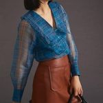 Anthropologie En Saison Sheer-Sleeve Shirt Photo 0