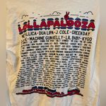 Lollapalooza 2022 Vintage Style Tee Long Sleeve medium Red Photo 3