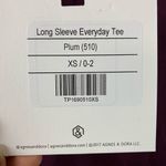 Agnes & Dora  Plum Long Sleeve Everyday Tee XS Photo 3