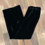 Spiegel  Womans Vintage Black Velour Wide Leg Dress Pants Size 8 Photo 6