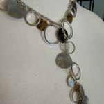 VTG AVON MOTHER OF PEARL COIN NECKLACE Photo 1
