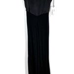 Ba&sh NEW Sz XS Ninon Satin Midi Slip Dress Open Back Cut Out Black Photo 5