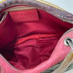 ebarrito Small Crossbody Leather Handbag Green Zebra Snake Print Multi Color Y2K Photo 9