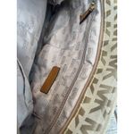 Michael Kors Jet Set Item Tote Luggage Bag Handbag Purse Leather Gold Chain AOP Photo 6