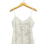 Lulus Alluring Interest White Sequin Embroidered Sleeveless Midi Dress size S Photo 4