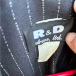 Beautiful Long Jacket Vintage 80s by R & D Dress LTD. Size 16T Black Photo 2