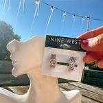 Nine West  Earrings 925 sterling silver loops Photo 2