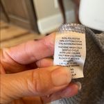 Sun & Shadow  Heathered Gray Waffle Long Sleeve Top Flowy Photo 7