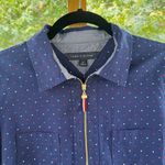 Tommy Hilfiger  Women's Americana Dot Popover Top Blue Size S Photo 4