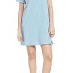 Old Navy Vintage Crew-Neck Mini T-Shirt Dress Cool Rain Blue NWT Small Photo 0