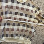 Bonworth Vintage Checkered Crewneck Photo 4