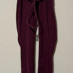 Gymshark  Burgundy High-Waisted Pants Photo 0