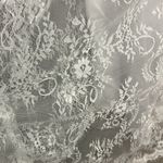 New Boutique Bridal Gown size US 16 plus lined lace train flared romantic event White Photo 9