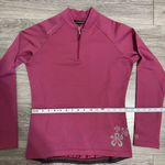 Namelessage Women Outdoors Berry Long Sleeve Athletic 1/4 Zip High Neck Top Sz M Pink Size M Photo 12