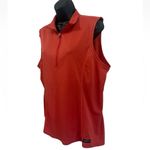 Kerrits  Women’s Sleeveless Top Size L Red Orange Photo 3