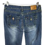 True Religion Y2K  Women's Jeans Blue Wash Bootcut Retro 90s Streetwear sz 29 Photo 7